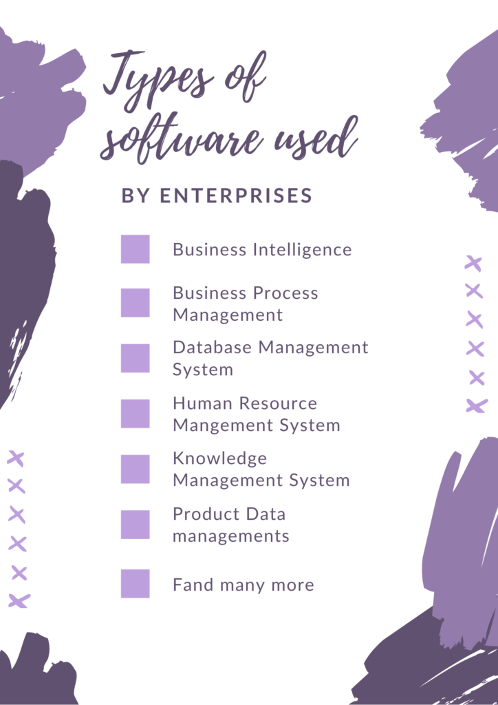 types of enterprise software